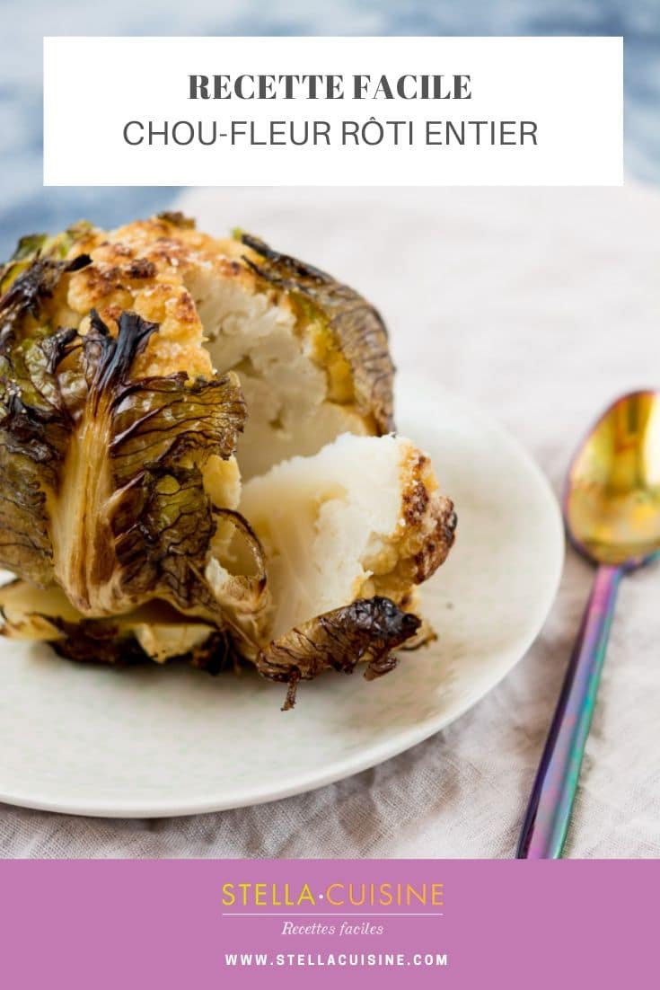 Recette de Chou-fleur rôti entier, comme dans le restaurant Miznon