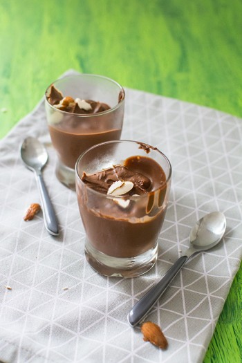 Recette de Recette de Crème au chocolat au tofu soyeux (vegan)