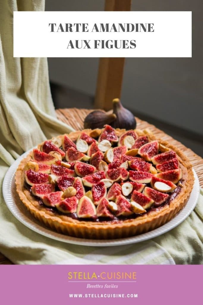 Recette de Tarte amandine aux figues (et à la noisette) ! Recette de saison avec les figues, tarte noisettine aux figues fraîches !