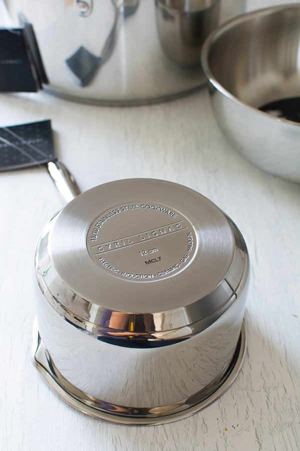 Recette de Millefeuille d'aubergines, agneau, ricotta, et balsamique à la menthe {Le défi de Cyril Lignac et ses ustensiles}